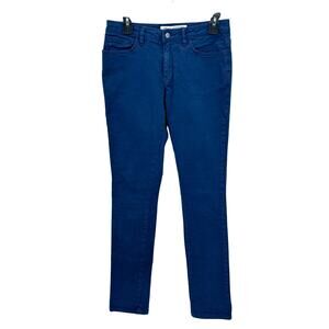 Helly Hansen Pants Womens 28 Navy Slim Straight Cotton Stretch Mid Rise Everyday